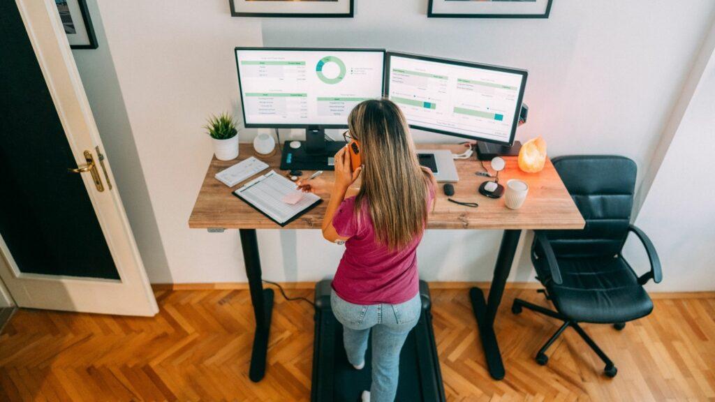 standing desk at home